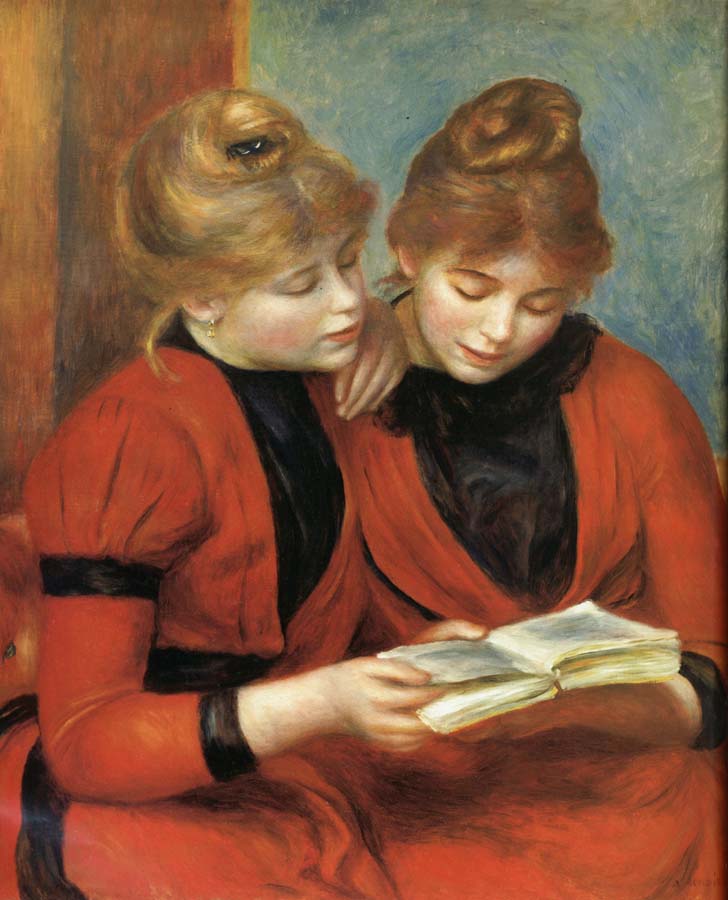 Young Girls Reading